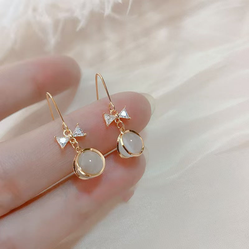 Cute Bow Women's Versatile Earrings