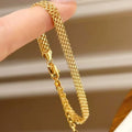 Vintage Gold Lace Strap Woven Bracelet