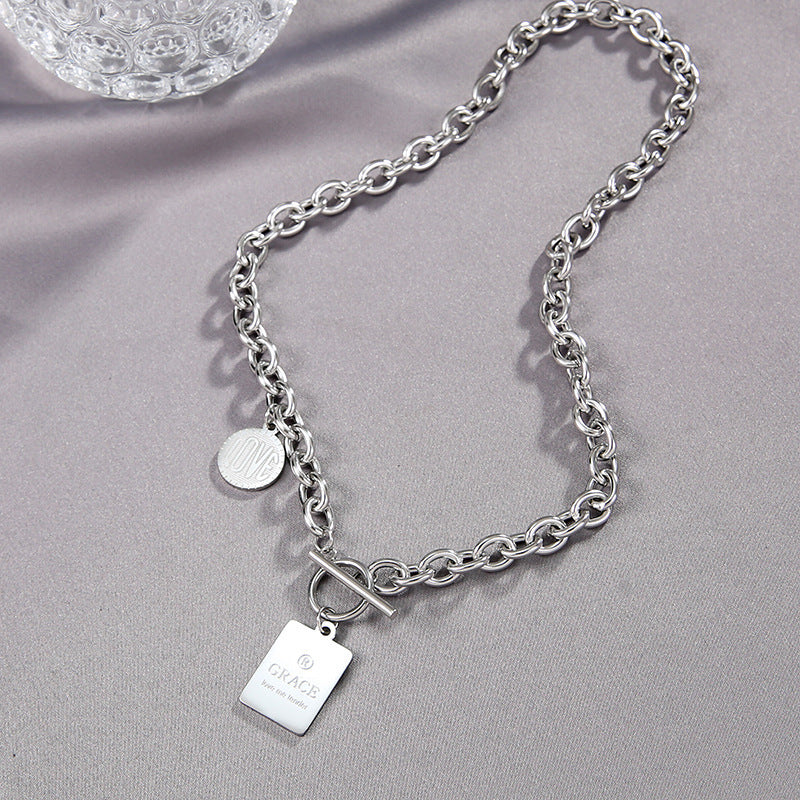 Hip Hop Thick Chain Necklace For Women