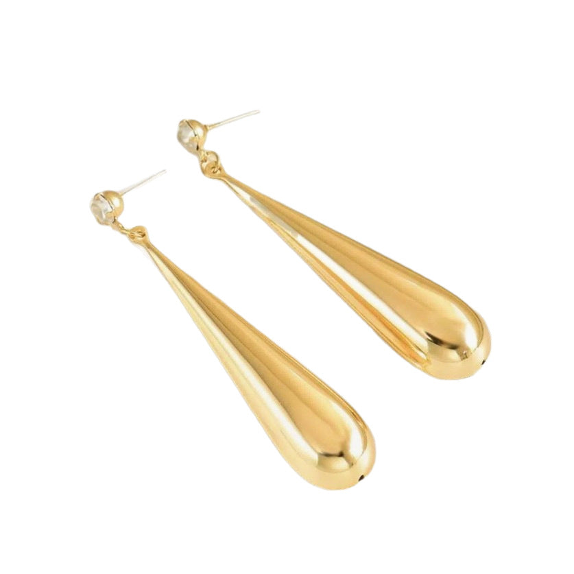 French Retro Solidified Water Droplet Earrings For Women