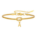 New Best-selling Wholesale 26-letter Handmade Knot Bracelets
